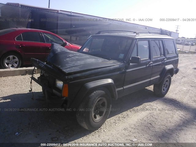 1J4FT68S3TL154967 - 1996 JEEP CHEROKEE SPORT/CLASSIC BLACK photo 2