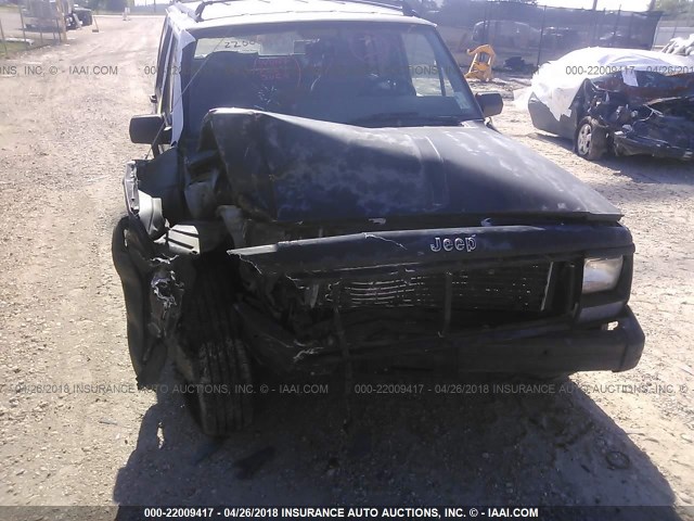 1J4FT68S3TL154967 - 1996 JEEP CHEROKEE SPORT/CLASSIC შავი ფოტო 6