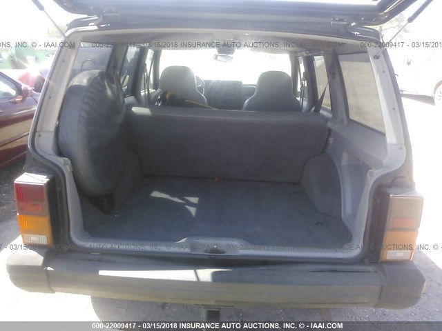 1J4FT68S3TL154967 - 1996 JEEP CHEROKEE SPORT/CLASSIC შავი ფოტო 8