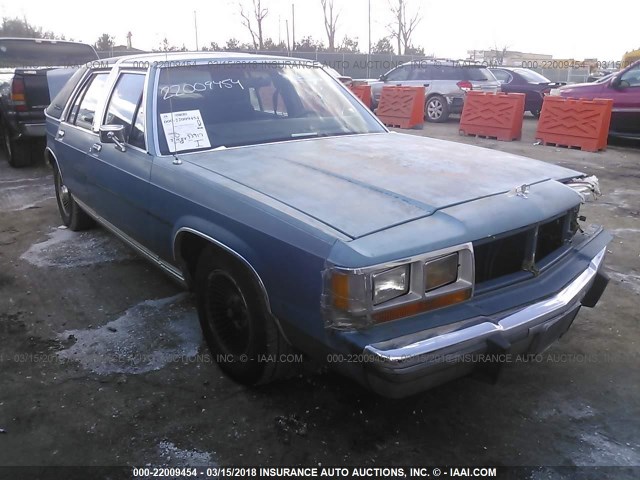 2FABP74F7JX102416 - 1988 FORD CROWN VICTORIA LX BLUE photo 1