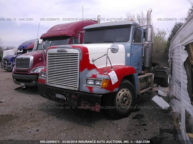 1FUYDCYB2LP373785 - 1990 FREIGHTLINER FLD FLD120 RED photo 2