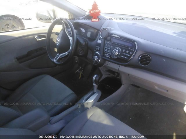 JHMZE2H77CS005970 - 2012 HONDA INSIGHT EX GRAY photo 5