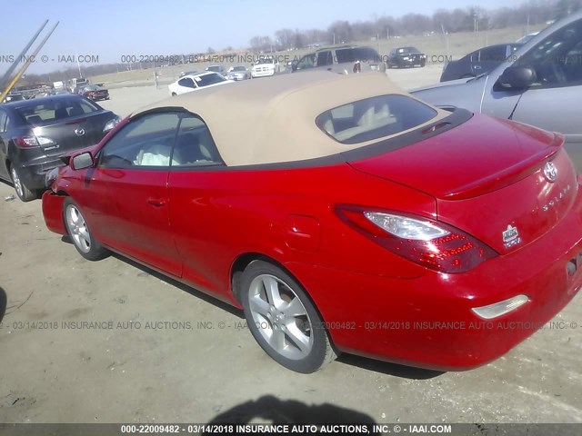 4T1FA38P87U134456 - 2007 TOYOTA CAMRY SOLARA SE/SLE Qırmızı foto 3