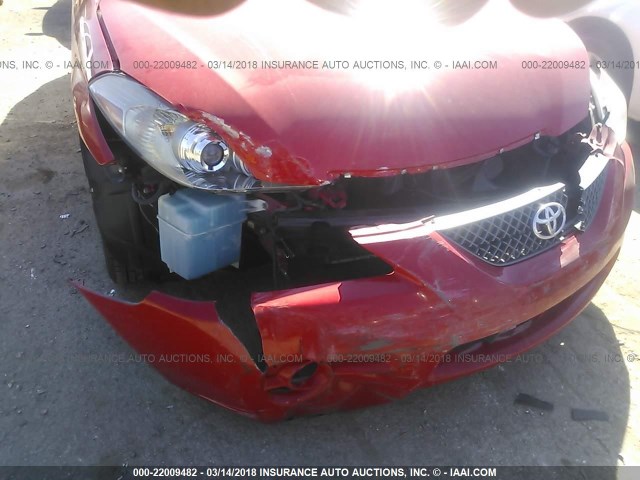 4T1FA38P87U134456 - 2007 TOYOTA CAMRY SOLARA SE/SLE Qırmızı foto 6