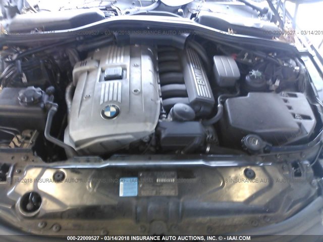WBANF33597CW70844 - 2007 BMW 525 XI BLUE photo 10