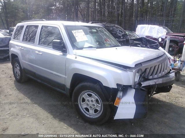 1J4NT1GA7BD228178 - 2011 JEEP PATRIOT SPORT SILVER photo 1