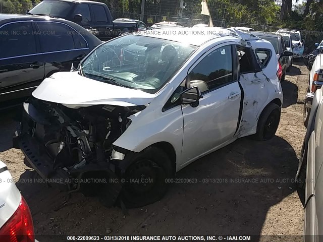 3N1CE2CP2GL356064 - 2016 NISSAN VERSA NOTE S/S PLUS/SV/SL/SR WHITE photo 2