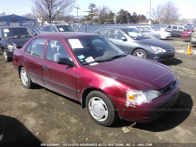 1NXBR12E8YZ403236 - 2000 TOYOTA COROLLA VE/CE/LE BURGUNDY photo 1