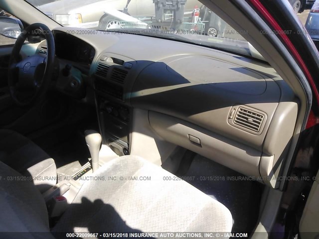 1NXBR12E8YZ403236 - 2000 TOYOTA COROLLA VE/CE/LE 勃艮第红 照片 5