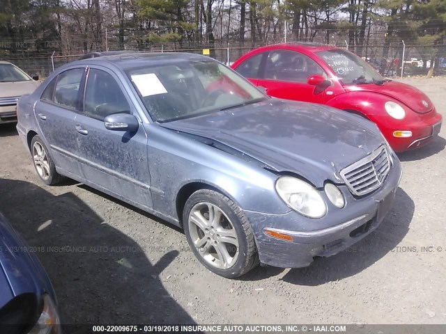 WDBUF87J56X208158 - 2006 MERCEDES-BENZ E 350 4MATIC BLUE photo 1