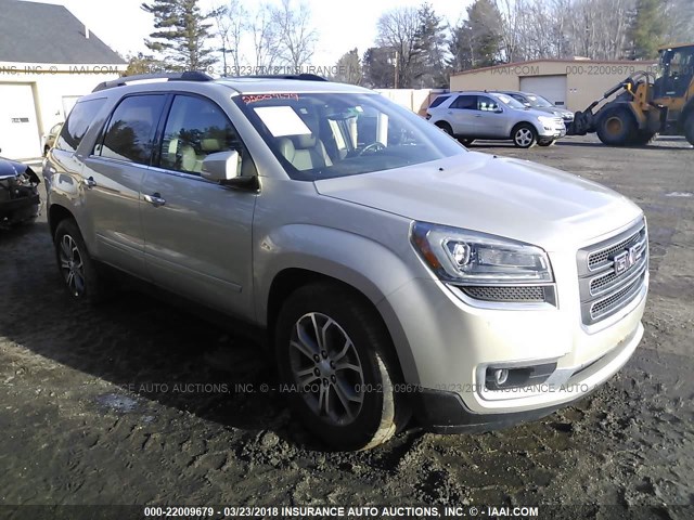 1GKKVRKD9EJ271689 - 2014 GMC ACADIA SLT-1 Бежевий фото 1