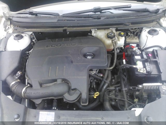 1G1ZA5EUXCF387552 - 2012 CHEVROLET MALIBU LS თეთრი ფოტო 10