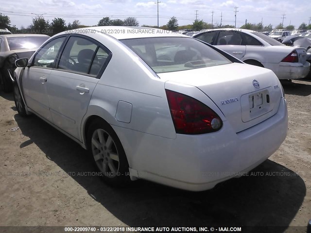 1N4BA41E44C848979 - 2004 NISSAN MAXIMA SE/SL WHITE photo 3