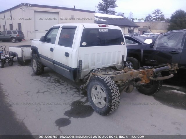 2GCEK13T061176944 - 2006 CHEVROLET SILVERADO K1500 WHITE photo 3