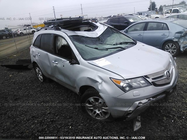 2HNYD28609H006668 - 2009 ACURA MDX TECHNOLOGY SILVER photo 1