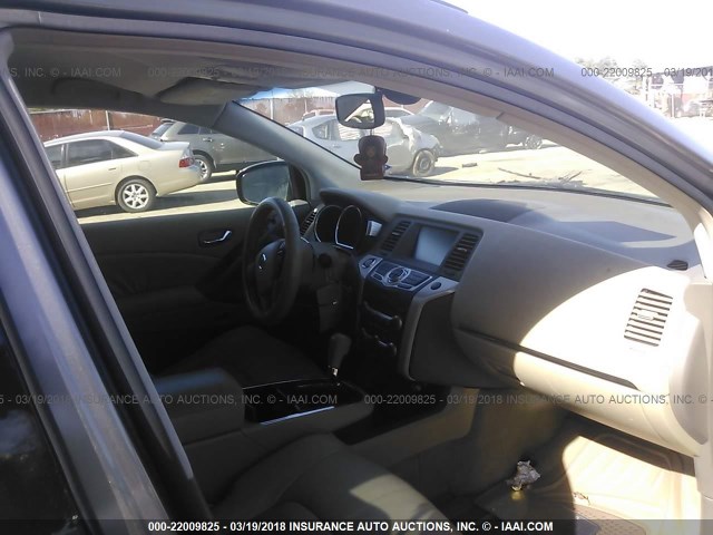 JN8AZ18W99W133055 - 2009 NISSAN MURANO S/SL/LE GRAY photo 5