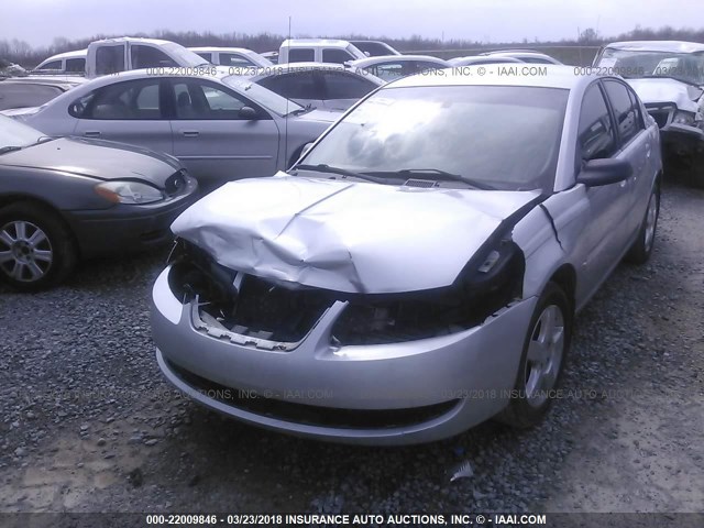 1G8AJ55F87Z162745 - 2007 SATURN ION LEVEL 2 SILVER photo 6