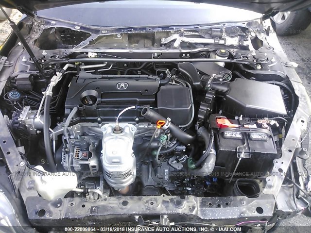 19UUB1F51FA002445 - 2015 ACURA TLX TECH أسود صورة 10