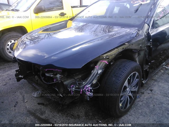 19UUB1F51FA002445 - 2015 ACURA TLX TECH أسود صورة 6