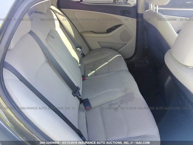 5XXGM4A75EG321396 - 2014 KIA OPTIMA LX GRAY photo 8