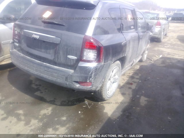 1C4NJDEB0FD258301 - 2015 JEEP COMPASS LATITUDE 灰色 照片 4