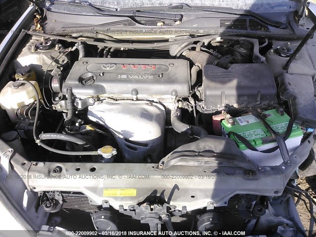 4T1BE30K64U266193 - 2004 TOYOTA CAMRY LE/XLE/SE ვერცხლისფერი ფოტო 10
