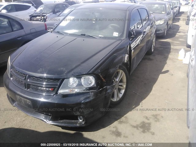 1C3CDZCB8DN655863 - 2013 DODGE AVENGER SXT BLACK photo 6