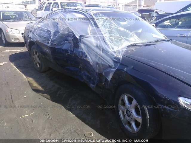 2T1CF22P21C426863 - 2001 TOYOTA CAMRY SOLARA SE/SLE BLACK photo 6