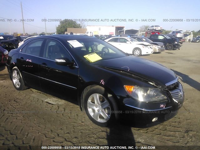 JH4KB16668C001893 - 2008 ACURA RL შავი ფოტო 1
