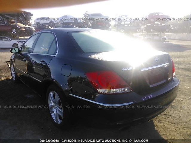 JH4KB16668C001893 - 2008 ACURA RL შავი ფოტო 3