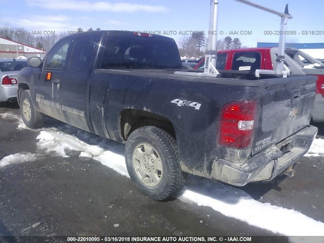 1GCSKSE30AZ181230 - 2010 CHEVROLET SILVERADO K1500 LT BLUE photo 3