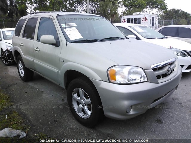 4F2YZ02Z46KM05831 - 2006 MAZDA TRIBUTE I TAN photo 1