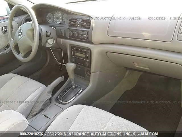 1YVGF22C625304322 - 2002 MAZDA 626 LX SILVER photo 5