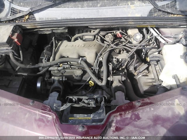 3G7DB03E92S599087 - 2002 PONTIAC AZTEK MAROON photo 10