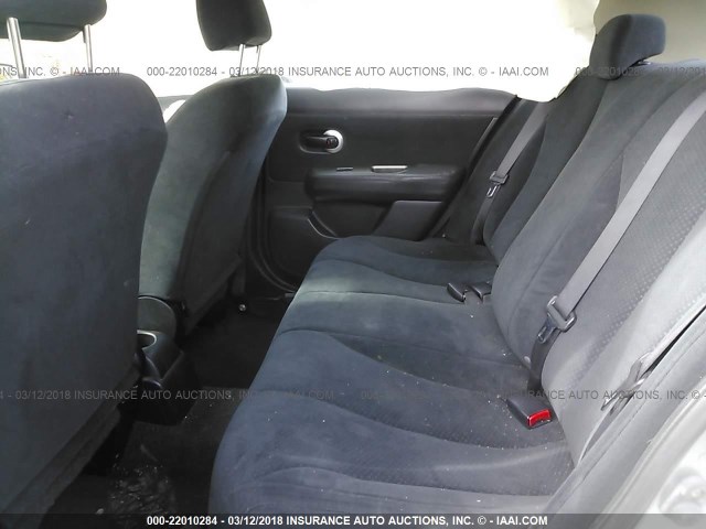 3N1BC1CP5AL374951 - 2010 NISSAN VERSA S/SL GRAY photo 8