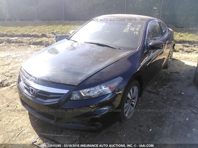 1HGCS1B7XBA010167 - 2011 HONDA ACCORD EX BLACK photo 2