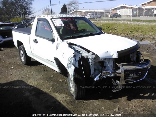 1GTCS148X58227069 - 2005 GMC CANYON WHITE photo 1