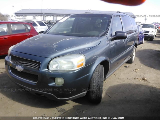 1GNDV23L35D205484 - 2005 CHEVROLET UPLANDER LS BLUE photo 2