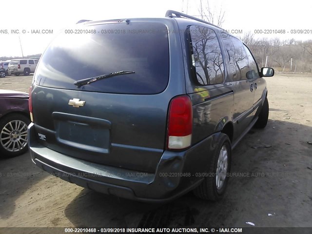 1GNDV23L35D205484 - 2005 CHEVROLET UPLANDER LS BLUE photo 4