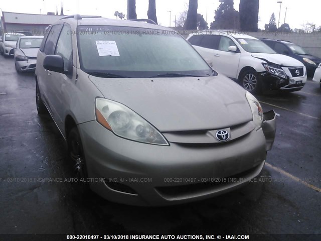 5TDZA23C76S549996 - 2006 TOYOTA SIENNA CE/LE GOLD photo 1