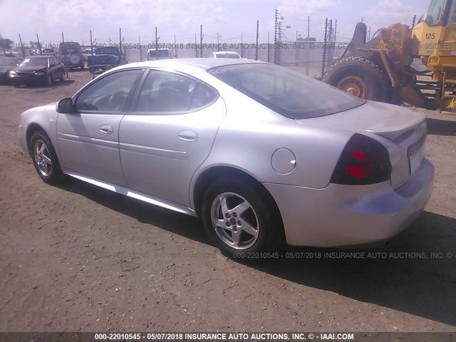 2G2WP522141101273 - 2004 PONTIAC GRAND PRIX GT SILVER photo 3