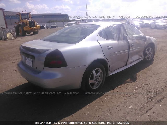 2G2WP522141101273 - 2004 PONTIAC GRAND PRIX GT SILVER photo 4