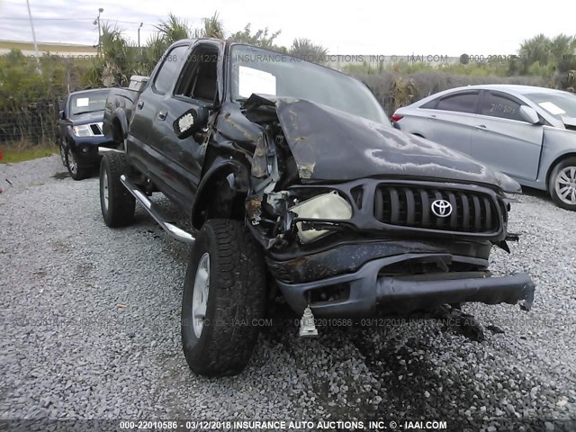 5TEHN72N44Z348671 - 2004 TOYOTA TACOMA DOUBLE CAB 黑色 照片 6