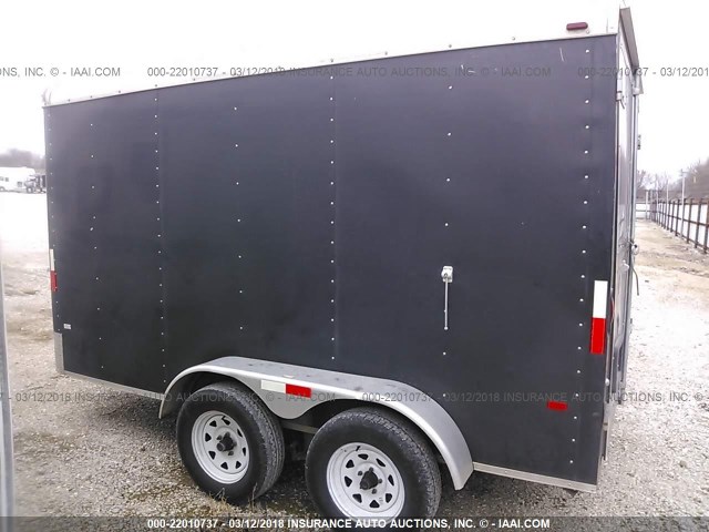 1DGCS12259M083254 - 2009 DOOLITTLE CARGO TRAILER  BLACK photo 7