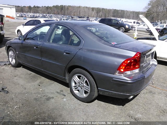 YV1RS592452440716 - 2005 VOLVO S60 2.5T GRAY photo 3