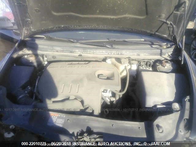 1G1ZC5EU6CF108219 - 2012 CHEVROLET MALIBU 1LT 黑色 照片 10