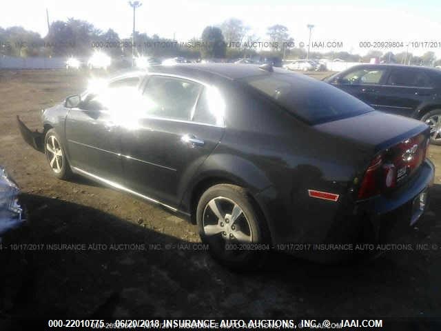 1G1ZC5EU6CF108219 - 2012 CHEVROLET MALIBU 1LT 黑色 照片 3