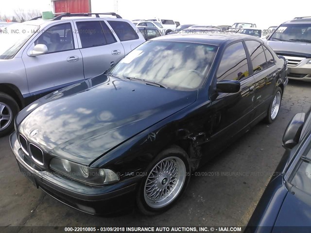 WBADM6344YGU12221 - 2000 BMW 528 I AUTOMATIC GREEN photo 2