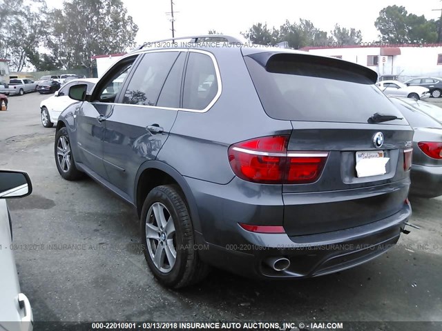 5UXZW0C54D0B90924 - 2013 BMW X5 XDRIVE35D Boz foto 3