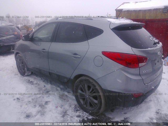 KM8JU3AG7EU797171 - 2014 HYUNDAI Tucson GLS/LIMITED/SE GRAY photo 3